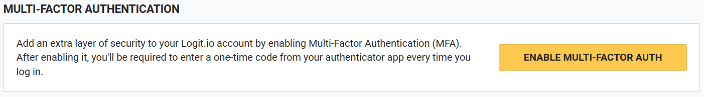 Enable Two-Factor Authentication